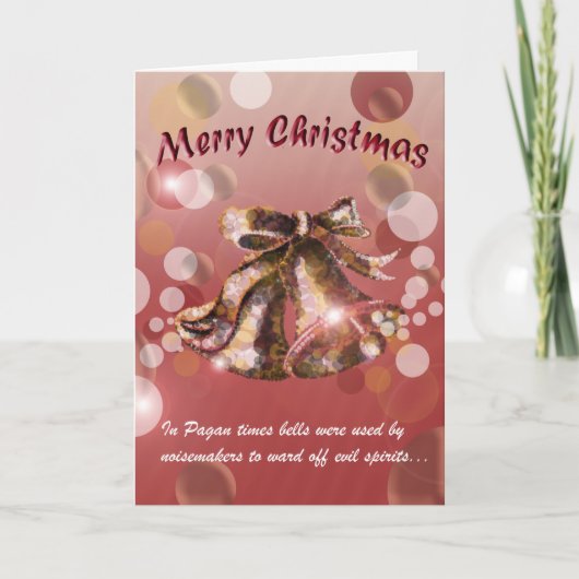 Weihnachten Bell (rot) (Vorderseite)