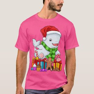 Weihnachten Beluga Whale Geschenk Kinder Weihnacht T-Shirt