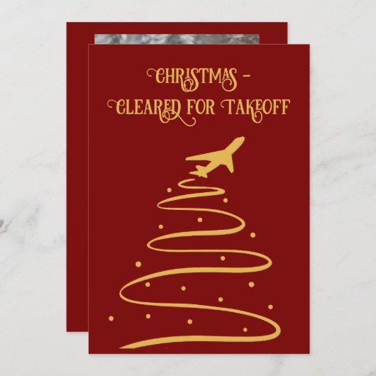 Weihnachten bereit für Startkarte (Vorne/Hinten)