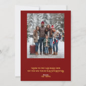 Weihnachten bereit für Startkarte (Rückseite)