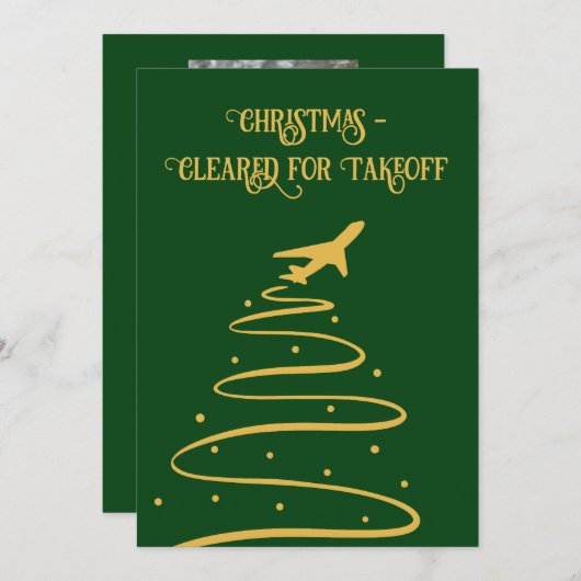 Weihnachten bereit für Startkarte Einladung (Vorne/Hinten)