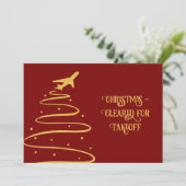 Weihnachten bereit für Startkarte Einladung (Stehend Vorderseite)