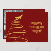 Weihnachten bereit für Startkarte Einladung (Vorne/Hinten)