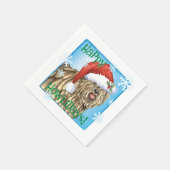 Weihnachten Bergamasco Serviette (Ecke)