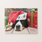 Weihnachten - Berner Hund - Mya Puzzle (Horizontal)