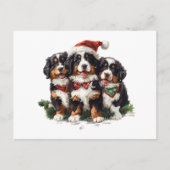 Weihnachten Berner Hunde (Vorderseite)