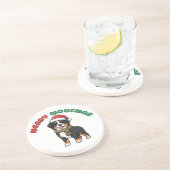 Weihnachten Bernese Hund Untersetzer: Frohe Woofma Getränkeuntersetzer (Seite)