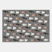 Weihnachten Bernese Leonberger St Bernard Pyrenäen Geschenkpapier Set (Vorderseite 3)