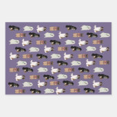 Weihnachten Bernese Leonberger St Bernard Pyrenäen Geschenkpapier Set (Vorderseite)