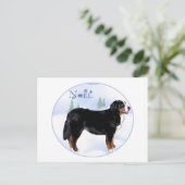 Weihnachten Bernese Mountain Dog (Stehend Vorderseite)
