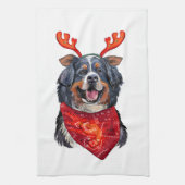Weihnachten Bernese Mountain Dog Badetuch Geschirrtuch (Vertikal)