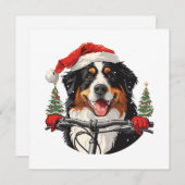 Weihnachten Bernese Mountain Dog Biking (Vorne/Hinten)