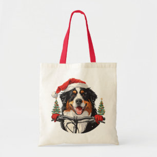 Weihnachten Bernese Mountain Dog Biking Tragetasche
