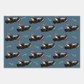 Weihnachten Bernese Mountain Dog Geschenkpapier Set (Vorderseite 3)