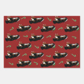 Weihnachten Bernese Mountain Dog Geschenkpapier Set (Vorderseite 2)