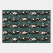 Weihnachten Bernese Mountain Dog  Geschenkpapier Set (Vorderseite)