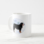Weihnachten Bernese Mountain Dog Kaffeetasse (Vorderseite Links)
