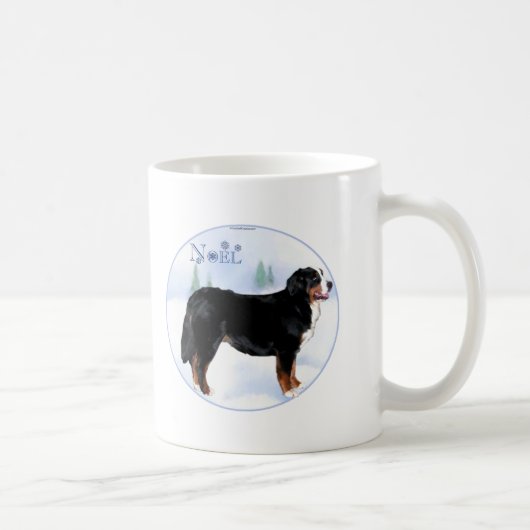 Weihnachten Bernese Mountain Dog Kaffeetasse (Rechts)