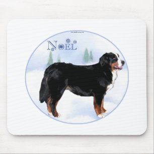 Weihnachten Bernese Mountain Dog Mousepad