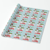 Weihnachten Bernhardiner Geschenkpapier (Ungerollt)
