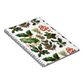 Weihnachten Berries Holly Verlasse. Weihnachtsberr Notizblock (Rechte Seite)