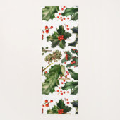Weihnachten Berries Holly Verlasse. Weihnachtsberr Yogamatte (Rückseite)