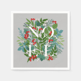 WEIHNACHTEN Berries und Grüne Weihnachten Napkins Serviette