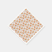 Weihnachten Berry Cinnamon Brot Nahtloses Muster Serviette (Ecke)