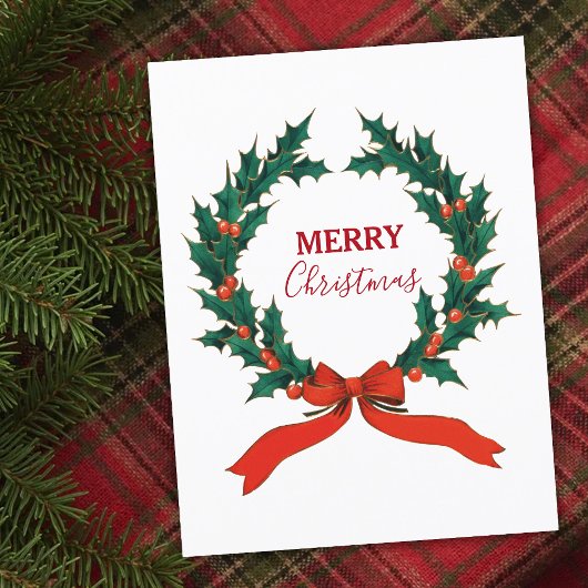 Weihnachten Berry Wreath Frohe Weihnachten