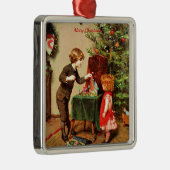 Weihnachten, berühmtes Gemälde von Felix Ehrlich Ornament Aus Metall (Rechts)