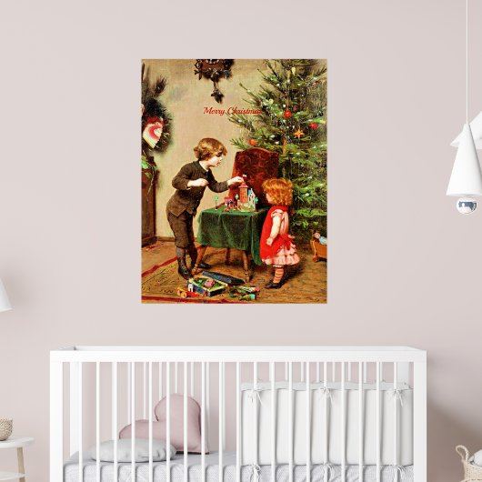 Weihnachten, berühmtes Gemälde von Felix Ehrlich Poster (Kinderzimmer 2)