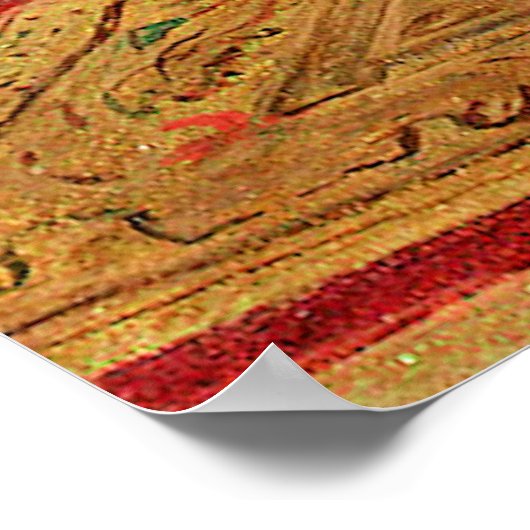 Weihnachten, berühmtes Gemälde von Felix Ehrlich Poster (Ecke)