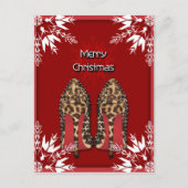 Weihnachten beschuht Stilettmode (Vorderseite)