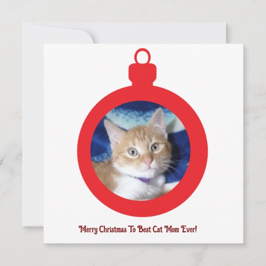 Weihnachten, beste Katzenmutter überhaupt, Flachka (Vorderseite)