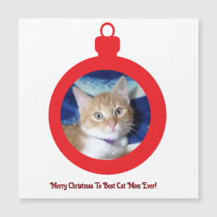 Weihnachten, Beste Katzenmutter überhaupt, Magnetk Magnetkarte