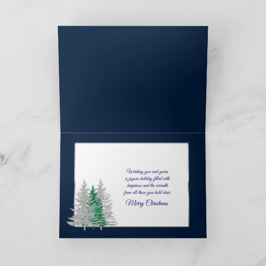 Weihnachten - Bester Freund - Nachtschnee und Schn (Innenseite)