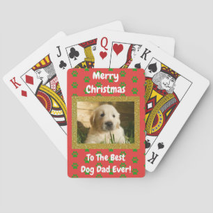 Weihnachten Bester Hundedaddy Aller Zeiten Haustie Spielkarten