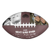 Weihnachten Bester Vater je 2 Foto Collage Einziga Football (Vorderseite)