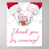 Weihnachten Bestes Geschenk Vielen Dank für Ihr Ko Poster (Vorne)