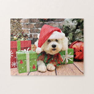 Weihnachten - Bichon Frise - Gänseblümchen Puzzle