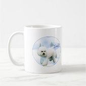 Weihnachten Bichon Frise Kaffeetasse (Links)