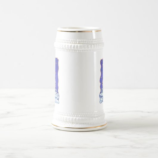 Weihnachten Bierglas (Mittel)