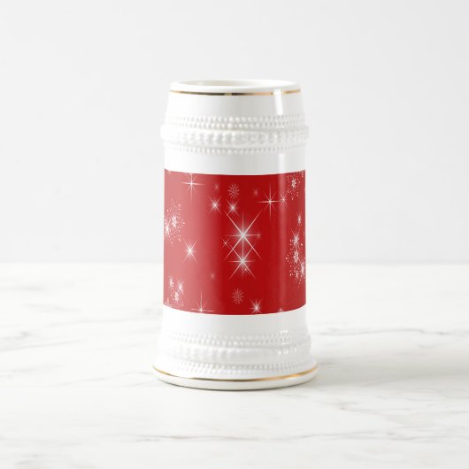 Weihnachten Bierglas (Mittel)