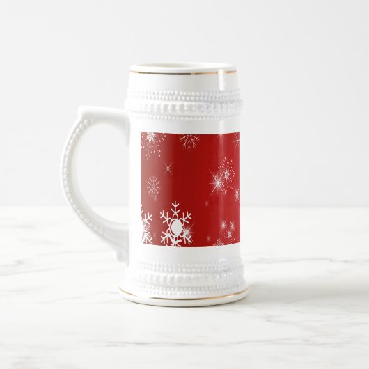 Weihnachten Bierglas (Links)