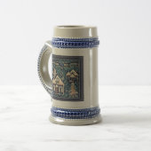 Weihnachten Bierglas (Vorderseite Links)