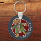 Weihnachten bin ich nur ein BigTeddy-Bär Schlüsselanhänger (Vorderseite)