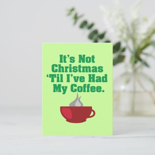 Weihnachten bis Kaffee (Stehend Vorderseite)