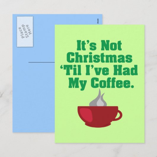 Weihnachten bis Kaffee (Vorne/Hinten)