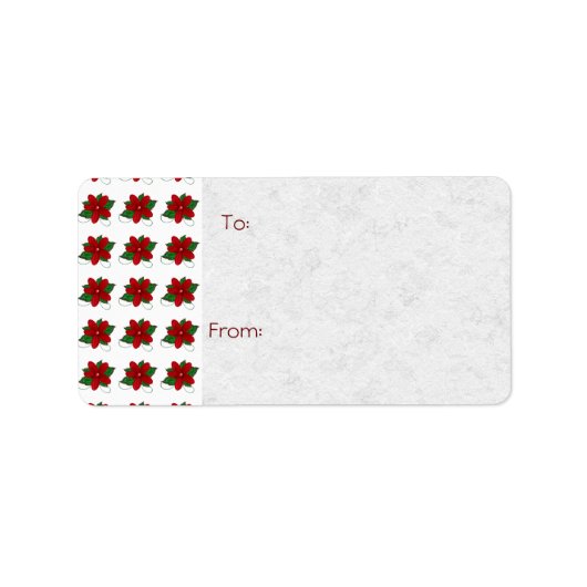 Weihnachten bis Labels Adressaufkleber (Vorne)