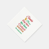 Weihnachten Bitte halten Sie hier auf. Wir haben K Serviette (Ecke)